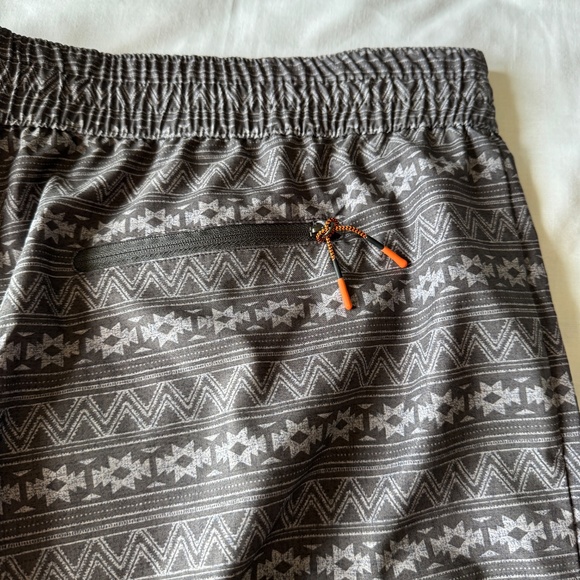 Far West Men's Aztec Swim Trunks Board Shorts Gray Size 2XL Tribal Mesh Brief - Picture 7 of 15